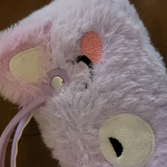 Purple Plush BearEyeglass holder Case Pre-loved - Picture 5 of 6
